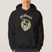 Funny Bookworm Ghost Halloween Costume Booooks Hoodie (Voorkant)