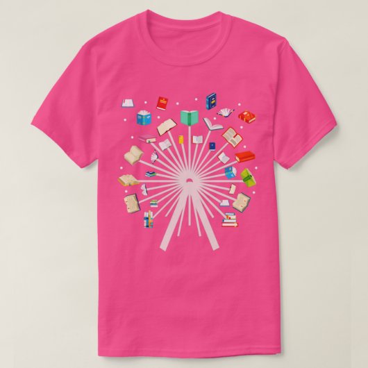 Funny Bookworm Gift Librarian Reading T-shirt (Design voorkant)