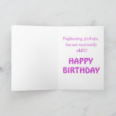 Funny Boomer Birthday Card Kaart (Binnen)