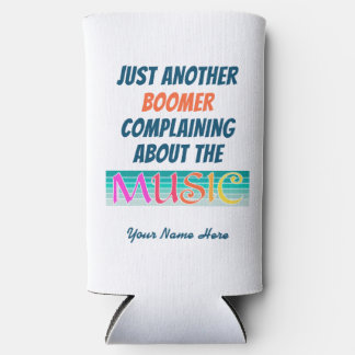 Funny Boomer Muziek Slim Koelbox Seltzer Blikjeskoeler