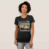 Funny Boosville Halloween Characters Motto T-shirt (Voorkant volledig)