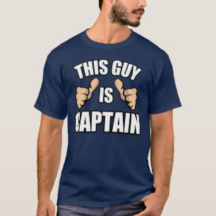 Funny boot kapitein gezegde: Deze man is kapitein T-shirt