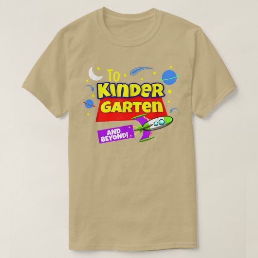 Funny booys meisje Kinder voor oneindigheid en ver T-shirt (Design voorkant)