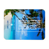 Funny Booze Food Bad Dance beweegt strand op D Magneet (Horizontaal)