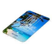 Funny Booze Food Bad Dance beweegt strand op D Magneet (Linkerzijde)