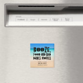 Funny Booze Food Bad Dance Moves Beach Weddenschap Magneet (Insitu (Vaatwasser))