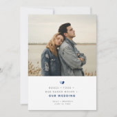 Funny Booze Food Bad Dance Moves Weduwfoto Save The Date (Voorkant)