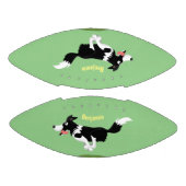 Funny Border Collie cartoon American Football (Panelen)