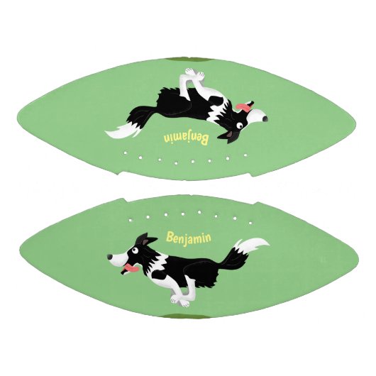 Funny Border Collie cartoon American Football (Panelen)