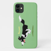 Funny Border Collie cartoon Case-Mate iPhone Case (Achterkant)