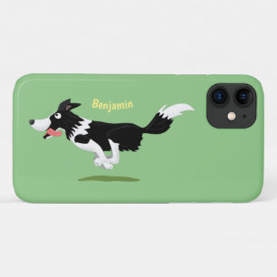 Funny Border Collie cartoon Case-Mate iPhone Case