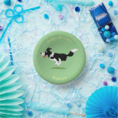 Funny Border Collie cartoon Papieren Kommen (Feest)