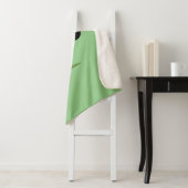 Funny Border Collie cartoon Sherpa Deken (In situ)