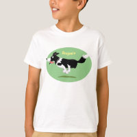 Funny Border Collie cartoon