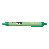 Funny Border Collie cartoon Zwarte Inkt Pen (Bodem)