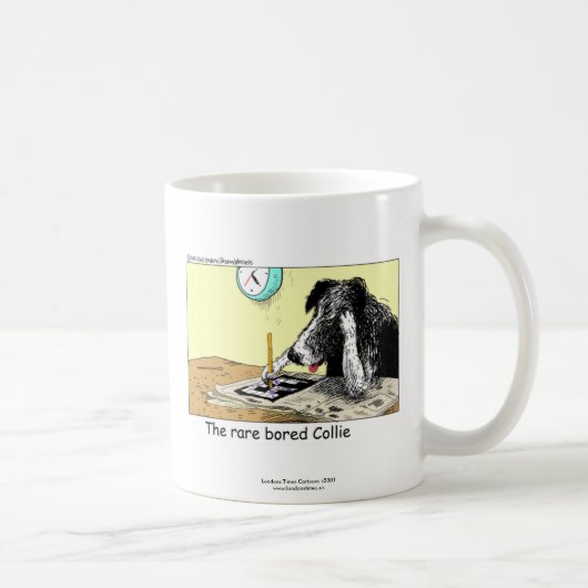 Funny Border Collie Coffee Mok (Rechts)