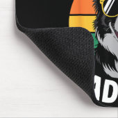 Funny Border Collie Design For Men Dad Border Coll Muismat (Hoek)