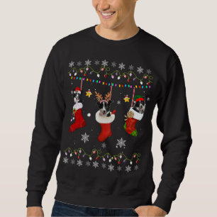 Funny Border Collie Kerstmis Socks Lights Gift Do Trui