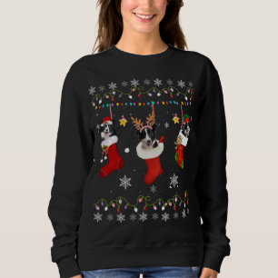 Funny Border Collie Kerstmis Socks Lights Gift Do Trui