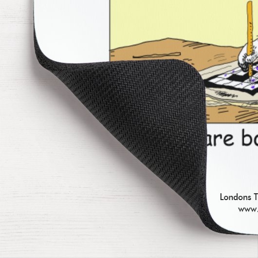 Funny Border Collie Muismat (Hoek)