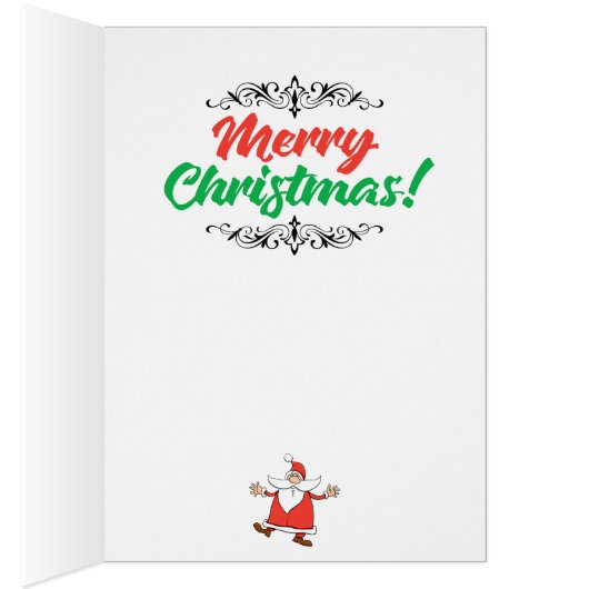 Funny "Bored Jesus" AutoCorrecte kerstKaart (Binnen (Rechts))