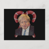 Funny Boris Johnson Kerstmis Briefkaart (Voorkant)