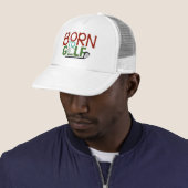 Funny Born aan Golf Trucker Pet (In situ)