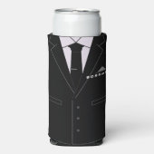 Funny Boss Can Coolers Personalized Name Text (Seltzer Voorkant)