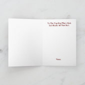 Funny Boss Day Dog Card Kaart (Binnen)