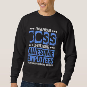 Funny Boss Day Manager Appreciation Employee Gifts Trui
