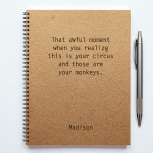 Funny Boss Manager Persoonlijke notities Kantoor Notitieboek