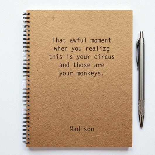 Funny Boss Manager Persoonlijke notities Kantoor Notitieboek