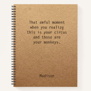 Funny Boss Manager Persoonlijke notities Kantoor Notitieboek