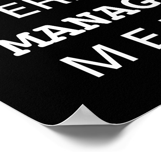 Funny Boss Nicknames Poster | Bodemregistratie (Hoek)