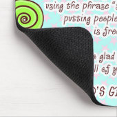 FUNNY BOSS SPEEDO EN SPAGO MOUSEPAD MUISMAT (Hoek)