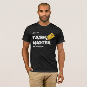 Funny Boss TASK MASTER Custom Name V06 T-shirt (Voorkant volledig)