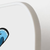 Funny Bossy Cartoon Rooster Pickleball Paddle (Links Detail)