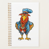 Funny Bossy Cartoon Rooster Planner (Voorkant)