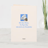 Funny Bossy Cat komt goed Kaart (Achterkant)