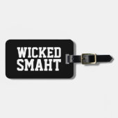 Funny Boston Accent schopte Smart Smaht Travel Bagagelabel (Voorkant horizontaal)