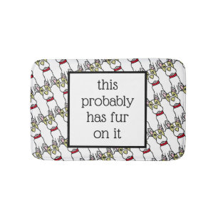 Funny Boston Terrier Badmat