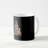 Funny Boston Terrier Dog Kerstmis Gift Koffiemok (Voorkant rechts)
