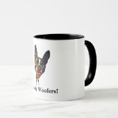 Funny Boston Terrier Dog Mok (Voorkant rechts)