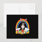 Funny Boston Terrier Egg Shirt Dog Lover Easter Briefkaart (Voorkant / Achterkant)
