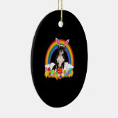Funny Boston Terrier Egg Shirt Dog Lover Easter Keramisch Ornament (Rechts)