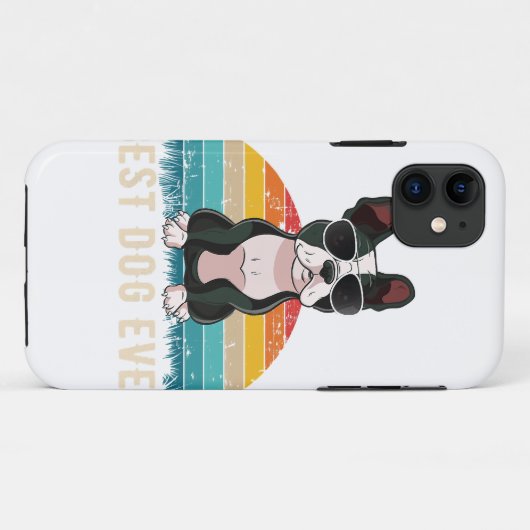Funny Boston Terrier Gift for Pet Lover Case-Mate iPhone Case (Achterkant (horizontaal))
