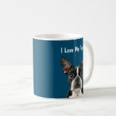 Funny Boston Terrier Mokken (Voorkant rechts)