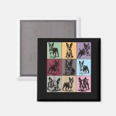 Funny Boston Terrier Quote In My Boston Terrier Er Magneet (Voorkant / Achterkant)