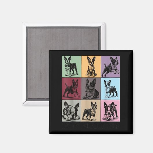 Funny Boston Terrier Quote In My Boston Terrier Er Magneet (Voorkant / Achterkant)