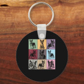 Funny Boston Terrier Quote In My Boston Terrier Er Sleutelhanger (Voorkant)